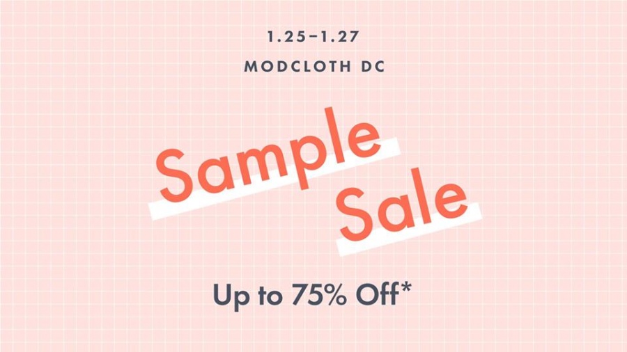ModCloth Sample Sale